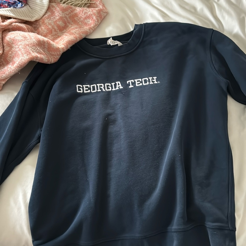 lululemon georgia tech oversized crewneck